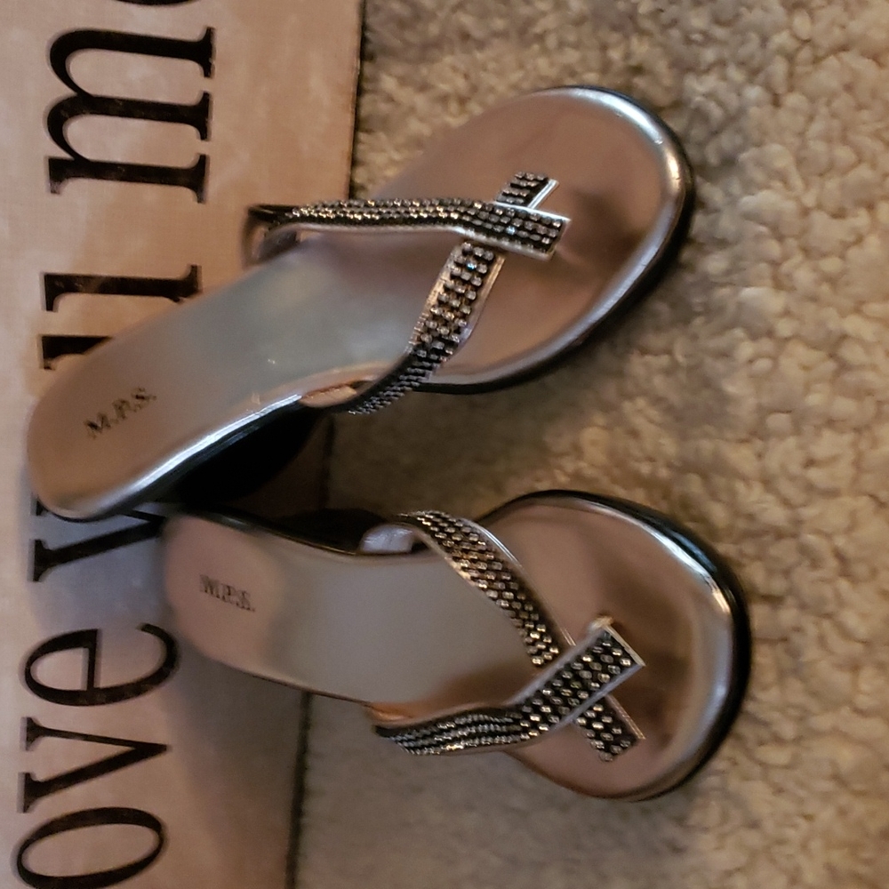 M.P.S. Heel Sandals Size 8M